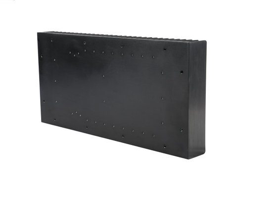 Profiles de aluminio industrial anodizado y extrudido para lavabo de calor negro brillante 6063-T5