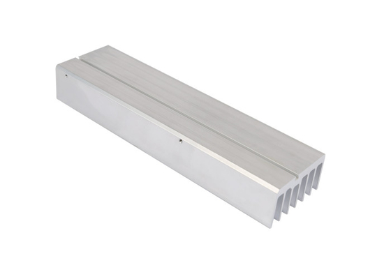 Profiles de aluminio industrial anodizado y extrudido para lavabo de calor negro brillante 6063-T5