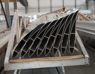 El polvo pintado/anodizó perfil industrial de la aspa del ventilador/la cuchilla de enfriamiento industrial