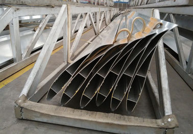 El polvo plateado pintó perfil de la aspa del ventilador de las cuchillas/de techo del extractor