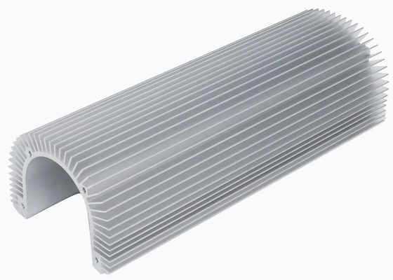 Profiles de extrusión de disipadores de calor anodizados naturales para luces / máquinas LED