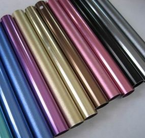 Tubo de aluminio anodizado cubierto polvo, tubería redonda de aluminio con trabajar a máquina del CNC