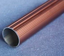 Tubo de aluminio anodizado T6061 redondo, tubería de aluminio cepillada cubierta del espray de polvo