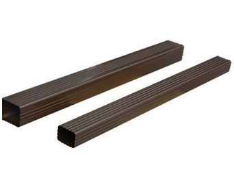 La tubería rectangular sacada anodizada del perfil de aluminio de la construcción empareda ligeramente