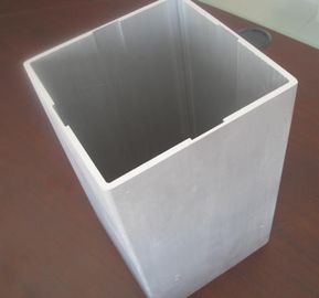 Tubería rectangular de aluminio de la certificación del CE anodizada con el polvo cubierto