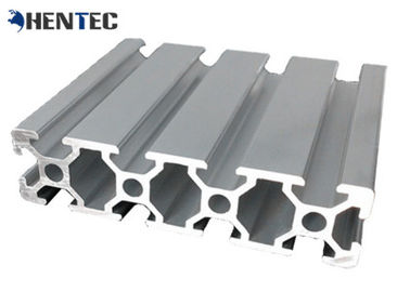 T - Tratamiento anodizado plateado de Suface del perfil de aluminio industrial de la protuberancia de la ranura