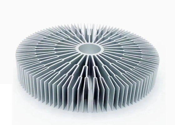 Profiles de extrusión de sumidero de calor de alta potencia de aluminio anodizado electroforético / plateado