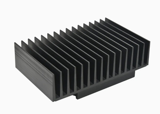 Perfiles de extrusión de sumideros de calor de alta potencia en aluminio con tratamiento de superficie acabado por molino