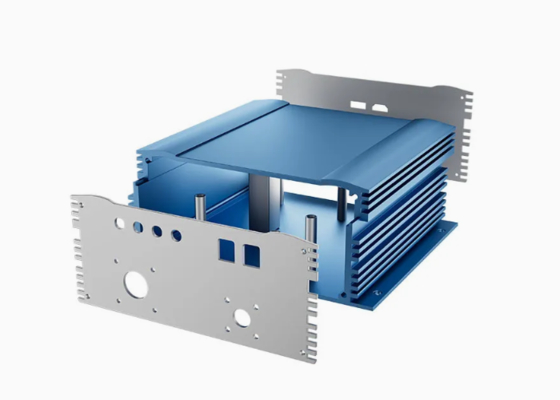 Cajas electrónicas de aluminio, caja de conexiones a prueba de polvo, bricolaje, extrusiones de aluminio para electrónica
