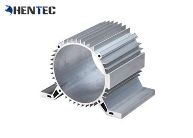 La plata anodizó el cilindro de aluminio Shell/disipador de calor de aluminio de los sistemas industriales del perfil