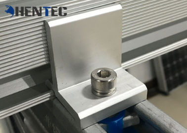 Sistemas solares del montaje del tejado de la abrazadera de aluminio del extremo/soportes de techo del panel solar