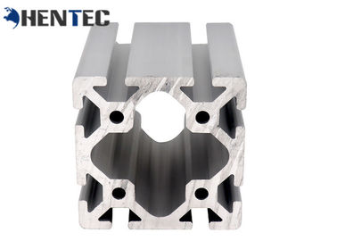 Protuberancia de aluminio anodizada plateada del aluminio de la ranura del sistema T del perfil