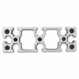 La protuberancia de aluminio anodizada plateada 6063 perfila GB/T5237-2004