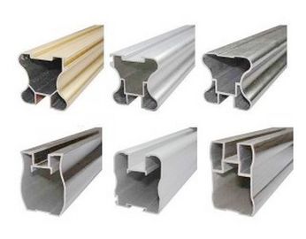 Perfil de aluminio de la pared de cortina de la estructura simple para los edificios residenciales