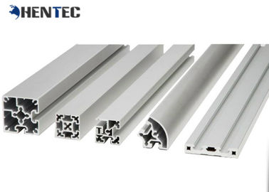 6061 protuberancia de aluminio de la ranura de 6005 T, recepción de aluminio del OEM de la ranura de T que enmarca