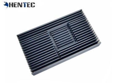Perfiles de aluminio anodizados plateados de la protuberancia del disipador de calor para la lámpara/la máquina llevadas