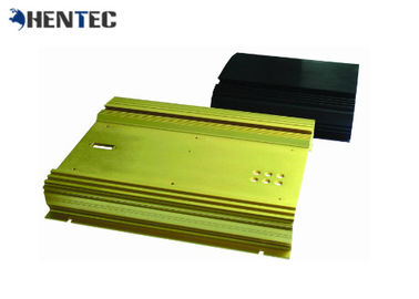 La cubierta/el recinto eléctricos sacó perfil de aluminio negro para la electrónica