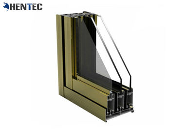 Silding/la protuberancia de la ventana de aluminio del marco perfila marcos de ventana modificados para requisitos particulares del metal