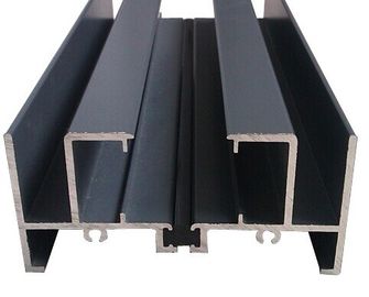 Perfil de aluminio de la pared de cortina de la pared fina para la construcción, molino acabado