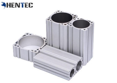El aluminio industrial anodizado plata perfila el cilindro de aluminio Shell
