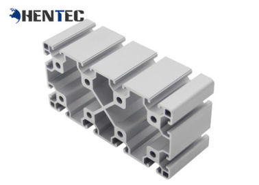 El enmarcar de aluminio ranurado T de aluminio anodizado plateado de la protuberancia del sistema de protuberancia