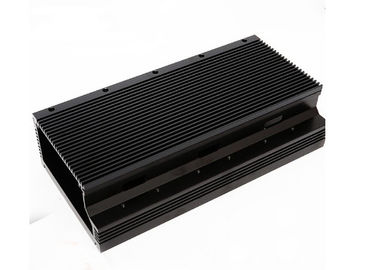 Las protuberancias de aluminio del recinto para la electrónica, Alu negro perfilan al OEM