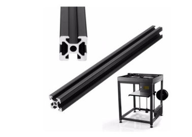 Plateado/negro anodizó el polvo de aluminio formado T de los perfiles de la protuberancia cubierto
