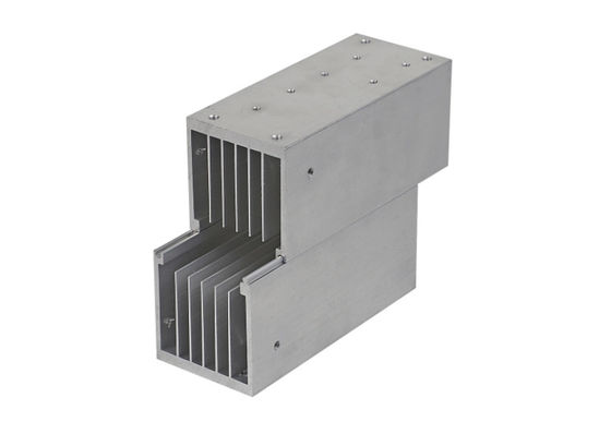 Disipador de calor de aluminio sacado aleación de Grey Anodized 6063