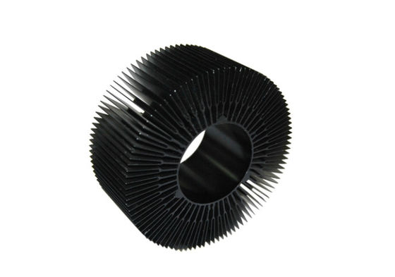 Disipador de calor de aluminio sacado ronda por encargo de 6005 LED