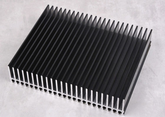 Cobre 6063 del rectángulo del Odm protuberancia de aluminio de 6061 disipadores de calor