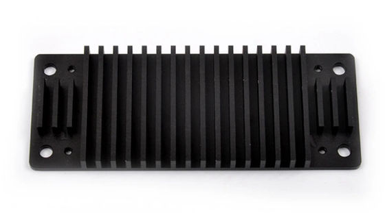 El negro anodizó 6005 perfiles de la protuberancia del disipador de calor T6