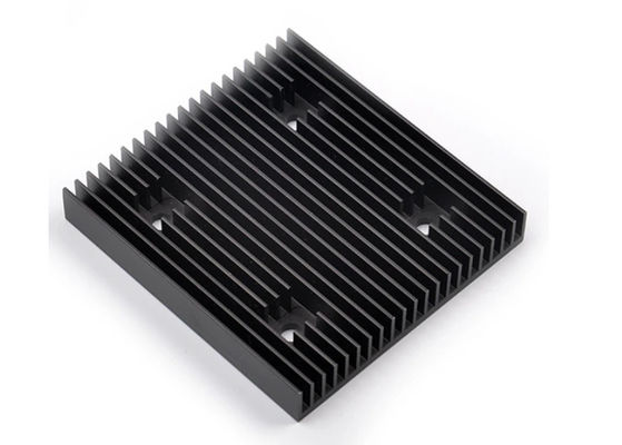 La protuberancia de aluminio anodizada 6060 del disipador de calor del CNC que trabaja a máquina perfila En755