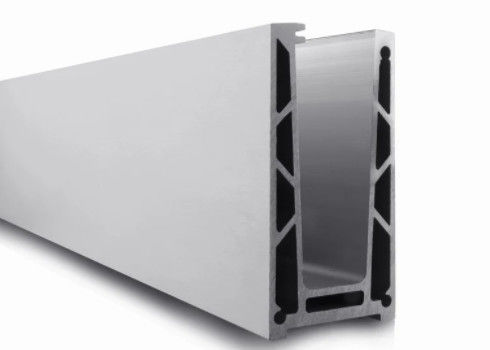 Las barandillas de cristal del canal U de cristal ajustable anodizaron los perfiles de aluminio 6061