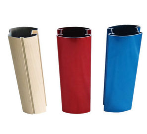 La protuberancia anodizada de la ventana de aluminio perfila T4/T5/T6/T66 coloreada