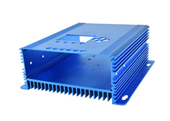 6060 electroforéticos de aluminio de la caja del disipador de calor de la protuberancia cubiertos