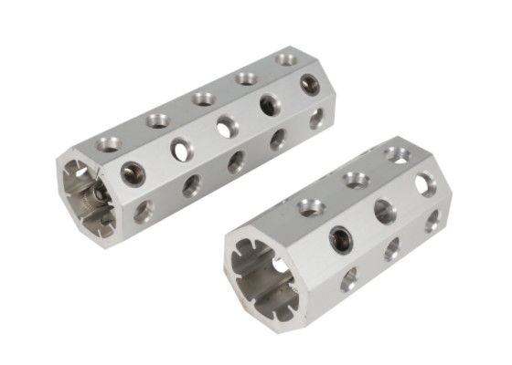 El moler de aluminio anodizado 6061 T6/torneado/que sella del tubo