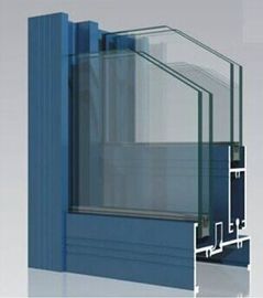 Pulverice los perfiles pintados de la protuberancia de la ventana de aluminio 6063-T5 con golpear ligeramente