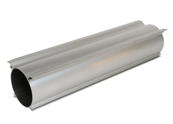 6063 perfiles anodizados de la protuberancia del metal del cilindro, secciones de aluminio de la protuberancia