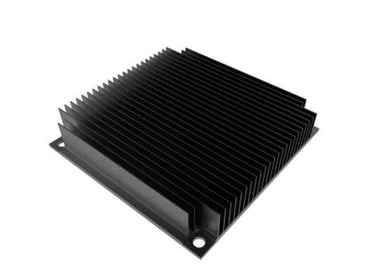 El negro anodizó el disipador de calor sacado perfila 6005 T66 para el ordenador industrial