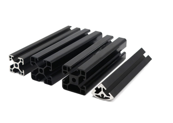 T6 moderan la ranura de aluminio del sistema 40X40 del perfil anodizaron el corte de doblez que muele