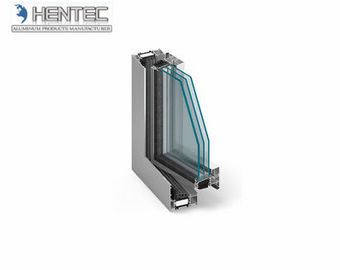 Perfiles de la protuberancia de la ventana de aluminio de la electroforesis con la perforación